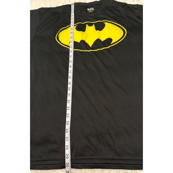 TM & DC Comics Yellow Batman Graphic Logo T-Shirt 100% Polyester Men Size Large - Picture 9 of 12